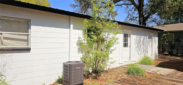 807 S Castle Ct, Tampa, FL 33612 - view of outbuilding with central AC