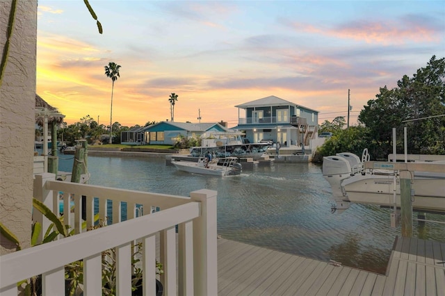 4058 Centavo Ct, Hernando Beach, FL 34607 - dock with a water view