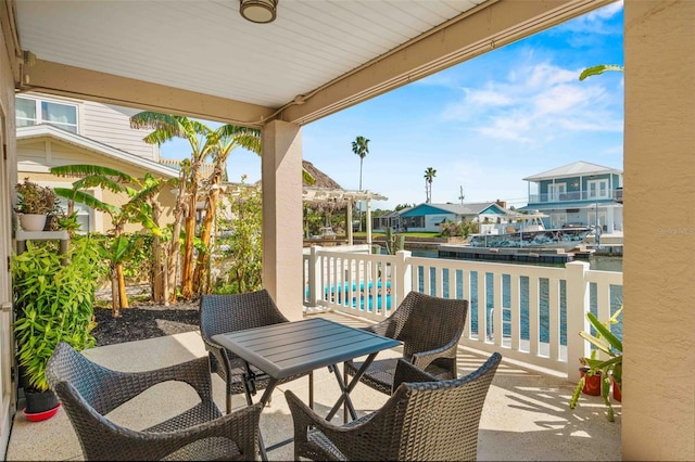 4058 Centavo Ct, Hernando Beach, FL 34607 - balcony with a water view