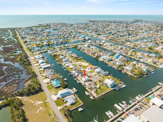 4058 Centavo Ct, Hernando Beach, FL 34607 - aerial overview of property's location featuring a large body of water and nearby suburban area
