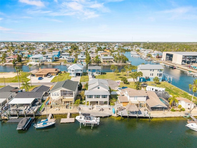 4058 Centavo Ct, Hernando Beach, FL 34607 - aerial view of residential area featuring a nearby body of water