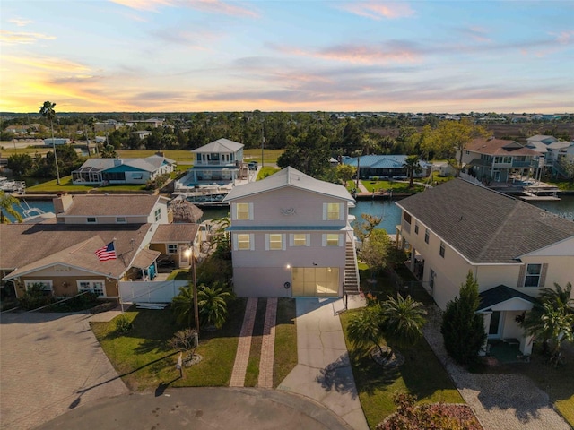 4058 Centavo Ct, Hernando Beach, FL 34607 - aerial view of residential area featuring a large body of water