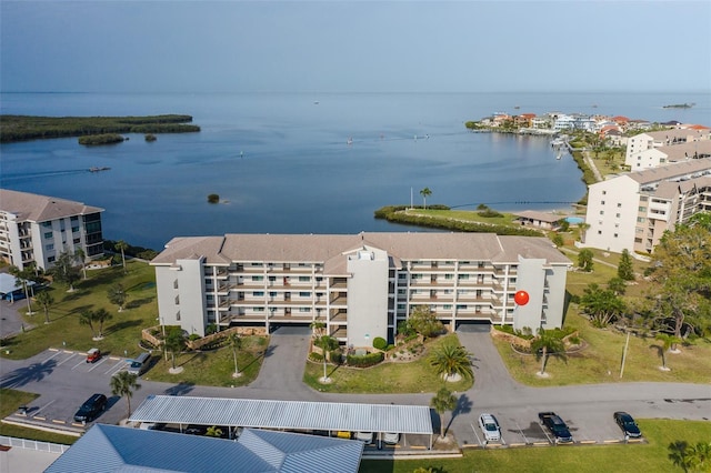 8251 Brent St Unit 918, Port Richey, FL 34668 - bird's eye view of apartment complex and a nearby body of water