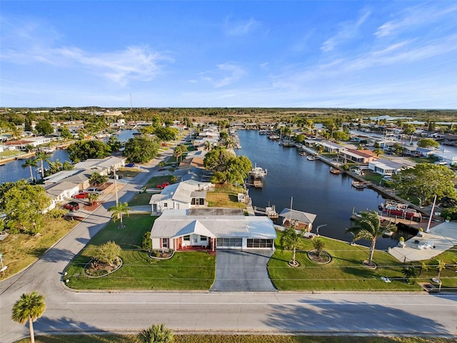 6536 Beach Blvd, Hudson, FL 34667 - aerial view of residential area featuring a nearby body of water