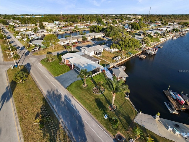 6536 Beach Blvd, Hudson, FL 34667 - aerial overview of property's location featuring a large body of water and nearby suburban area