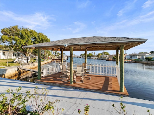 6536 Beach Blvd, Hudson, FL 34667 - dock area with a water view