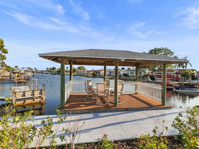 6536 Beach Blvd, Hudson, FL 34667 - dock featuring a water view