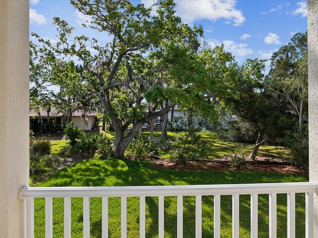 view of yard
