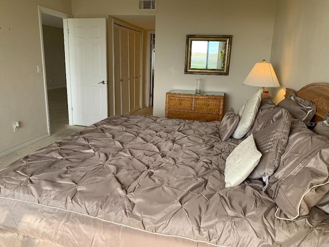 2600 Ocean Shore Blvd Unit 111, Ormond Beach, FL 32176 - carpeted bedroom with a closet