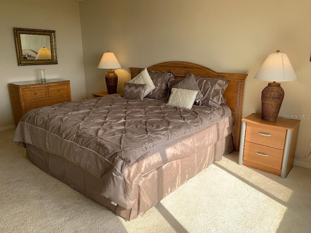 2600 Ocean Shore Blvd Unit 111, Ormond Beach, FL 32176 - bedroom featuring carpet flooring and baseboards