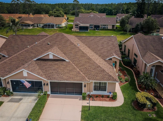 9636 Brookdale Dr, New Port Richey, FL 34655 - aerial view with a residential view