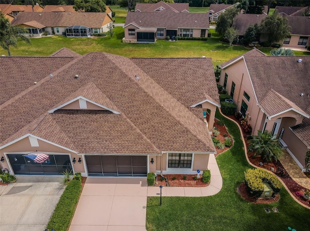 9636 Brookdale Dr, New Port Richey, FL 34655 - drone / aerial view featuring a residential view