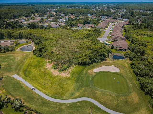 9636 Brookdale Dr, New Port Richey, FL 34655 - bird's eye view featuring view of golf course and a residential view