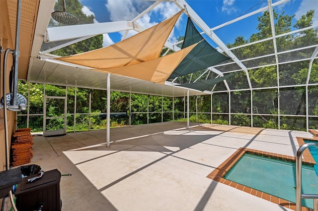 exterior space with a patio area