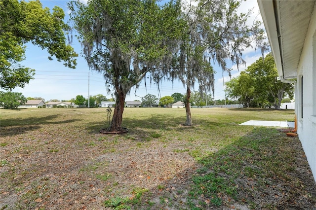 view of yard