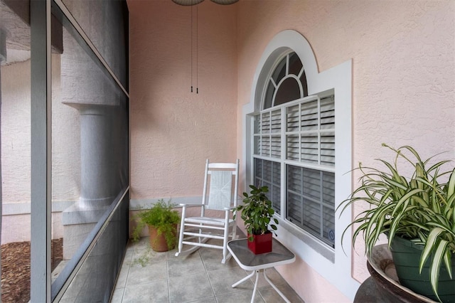 exterior space with entry steps