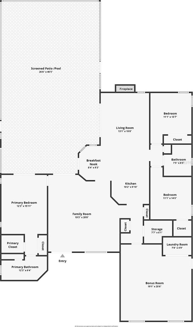 floor plan / room layout
