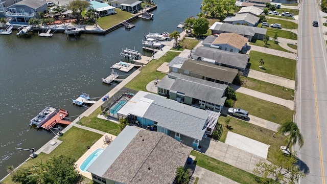 4400 Floramar Ter, New Port Richey, FL 34652 - aerial view with a residential view and a water view
