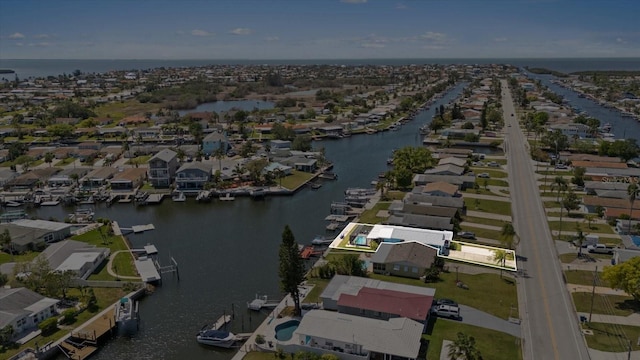 4400 Floramar Ter, New Port Richey, FL 34652 - aerial view with a water view and a residential view