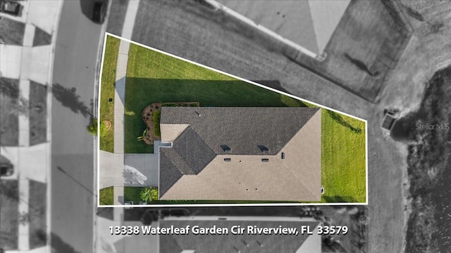 13338 Waterleaf Garden Cir, Riverview, FL 33579 - aerial overview of property's location with property parcel outlined