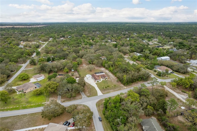 18216 Monteverde Dr, Spring Hill, FL 34610 - aerial view with a wooded view