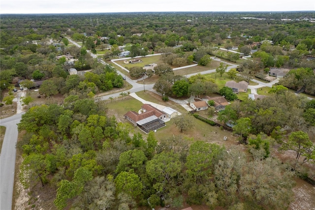 18216 Monteverde Dr, Spring Hill, FL 34610 - birds eye view of property featuring a residential view and a view of trees