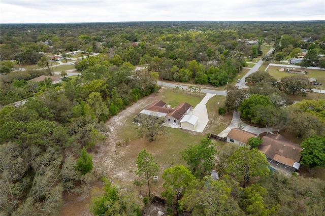 18216 Monteverde Dr, Spring Hill, FL 34610 - aerial view featuring a wooded view