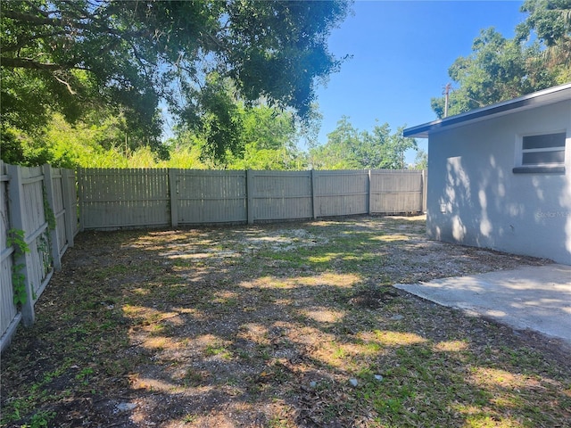 825 Lincoln Ave, Tarpon Springs, FL 34689 - view of yard with a fenced backyard
