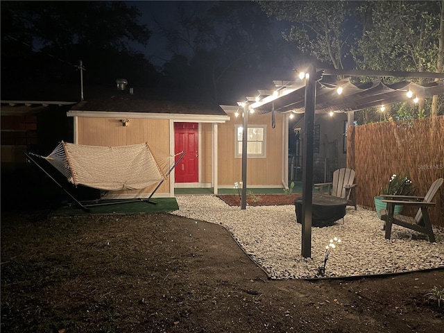 1309 45th St S, Saint Petersburg, FL 33711 - exterior space with a patio area