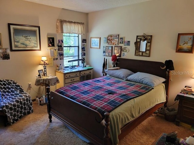 bedroom featuring carpet floors
