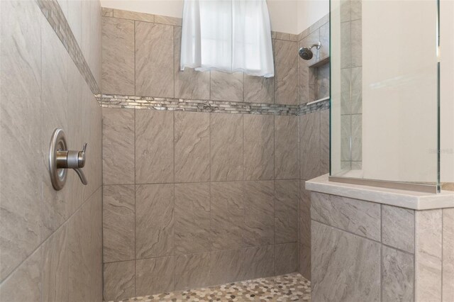 877 N Hunt Club Dr, Hernando, FL 34442 - bathroom with a tile shower