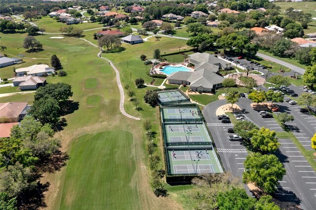 877 N Hunt Club Dr, Hernando, FL 34442 - bird's eye view featuring golf course view and a residential view