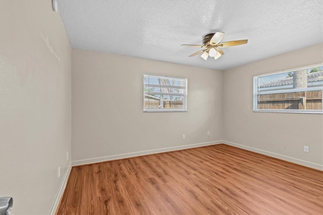 155 Patty Ann Blvd, Palm Harbor, FL 34683 - spare room featuring plenty of natural light, light wood finished floors, baseboards, and ceiling fan