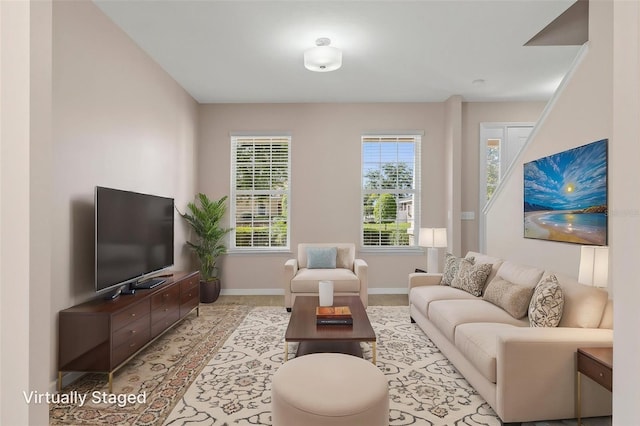 13619 Hunters Point St, Spring Hill, FL 34609 - living room with baseboards