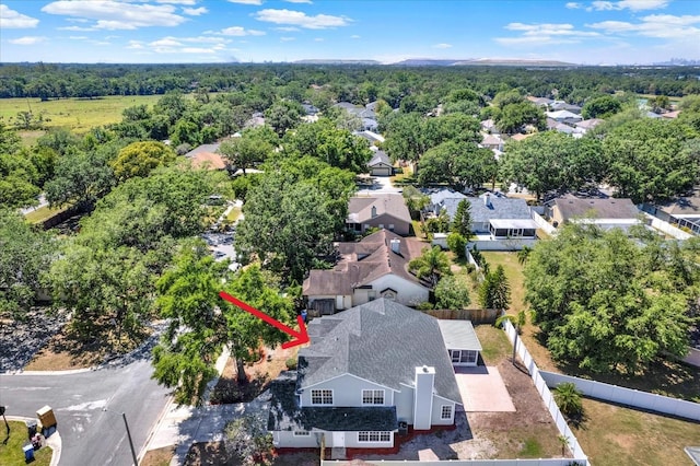 10423 Ashley Oaks Dr, Riverview, FL 33578 - aerial view with a residential view
