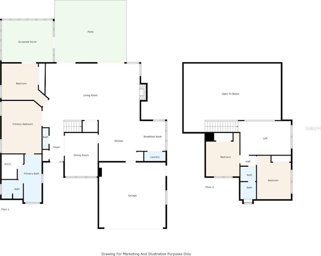 10423 Ashley Oaks Dr, Riverview, FL 33578 - floor plan