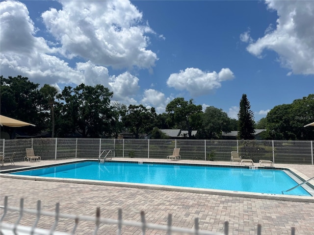 10423 Ashley Oaks Dr, Riverview, FL 33578 - pool with fence and a patio area