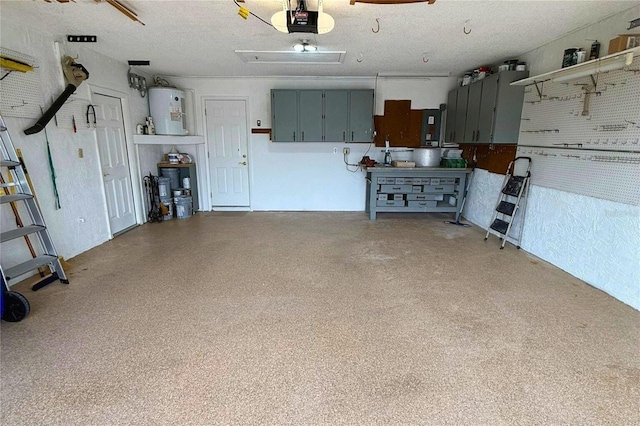 5033 Cabrilla Ct, New Port Richey, FL 34652 - garage featuring water heater and a garage door opener