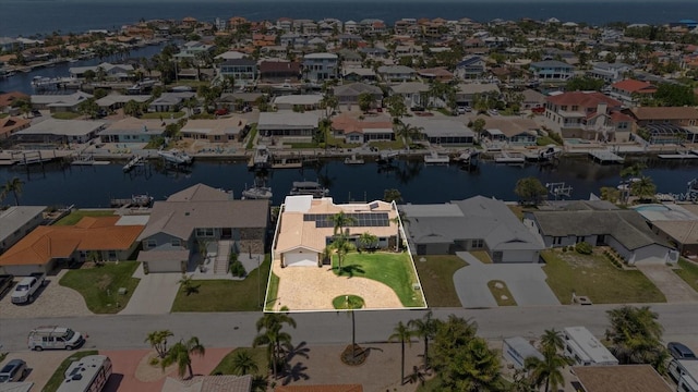 5033 Cabrilla Ct, New Port Richey, FL 34652 - aerial view of residential area with a nearby body of water