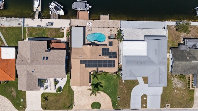 5033 Cabrilla Ct, New Port Richey, FL 34652 - bird's eye view of a pool