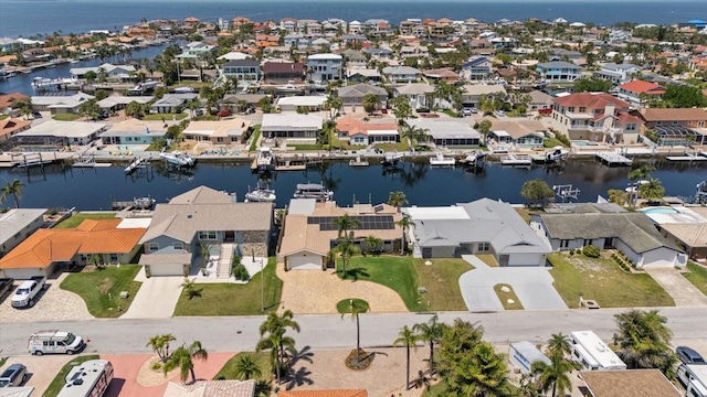 5033 Cabrilla Ct, New Port Richey, FL 34652 - aerial view of property's location with nearby suburban area and a large body of water