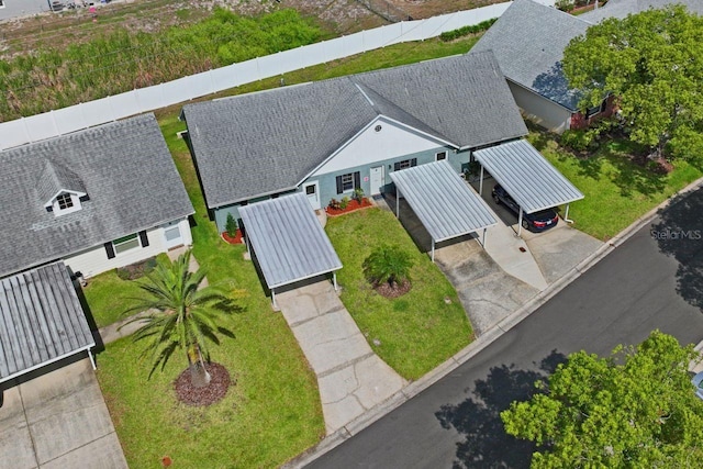 aerial view