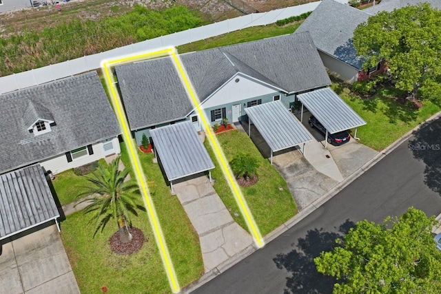 aerial view