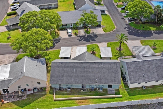 drone / aerial view featuring a residential view