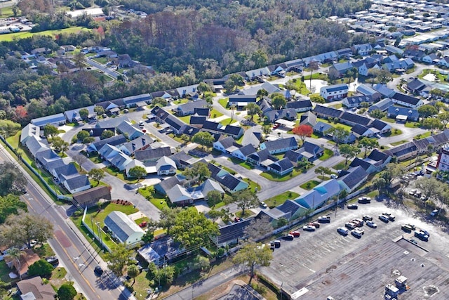 drone / aerial view featuring a residential view