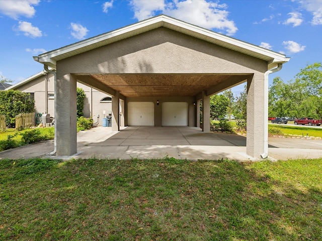 10318 Piper Dr, New Port Richey, FL 34654 - view of vehicle parking with a garage