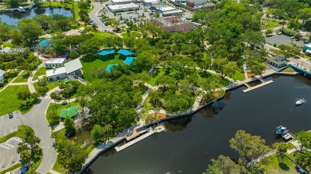 10531 Lakeview Dr, New Port Richey, FL 34654 - aerial view of property's location featuring a nearby body of water