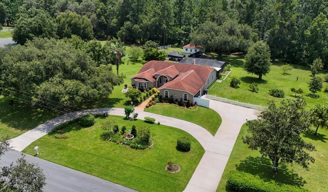 aerial view