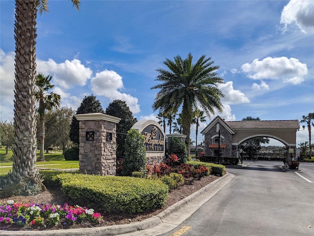 6109 Japonica Ct, New Port Richey, FL 34655 - view of community sign