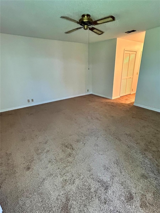 7444 Candlelight Ct, New Port Richey, FL 34652 - empty room featuring ceiling fan and carpet